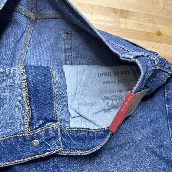 Levi's 505 Regular Fit Denim Blue Jeans 5052959 30x32 Straight Leg 505-2959 Wash - Picture 4 of 12